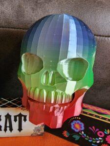 3D printed human skull 