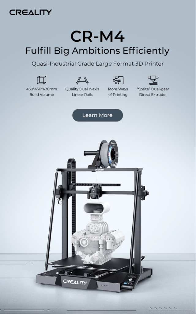 Creality 3D Announces New CR-M4 Quasi-Industrial