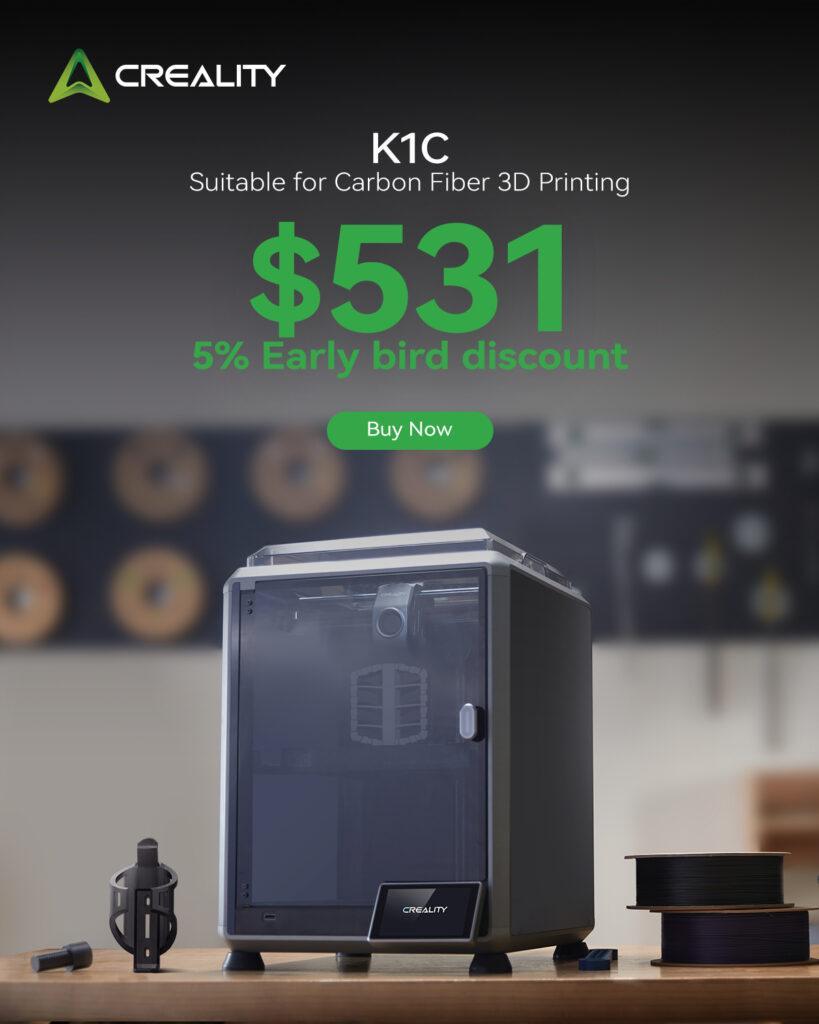 Ah, The CREALITY K1C Core XY 3D Printer!