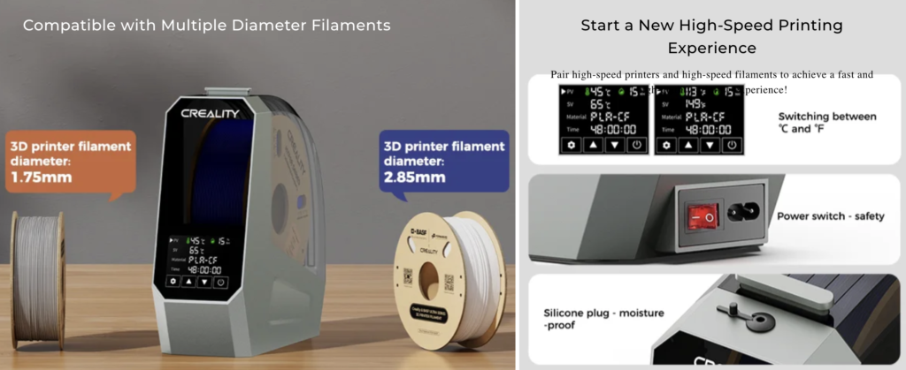 Presenting The Creality Space Pi Filament Dryer