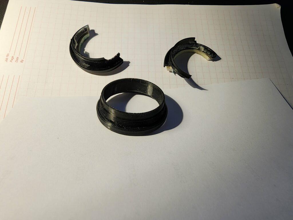 Flange nut - 3d printing by kevin Flange Nut