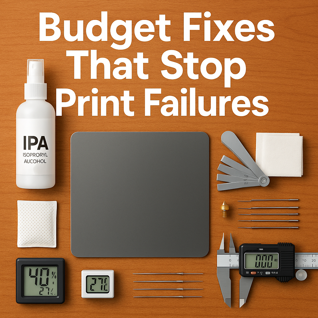 Budget fixes that stop 3d ptint failures - 3d printing by kevin