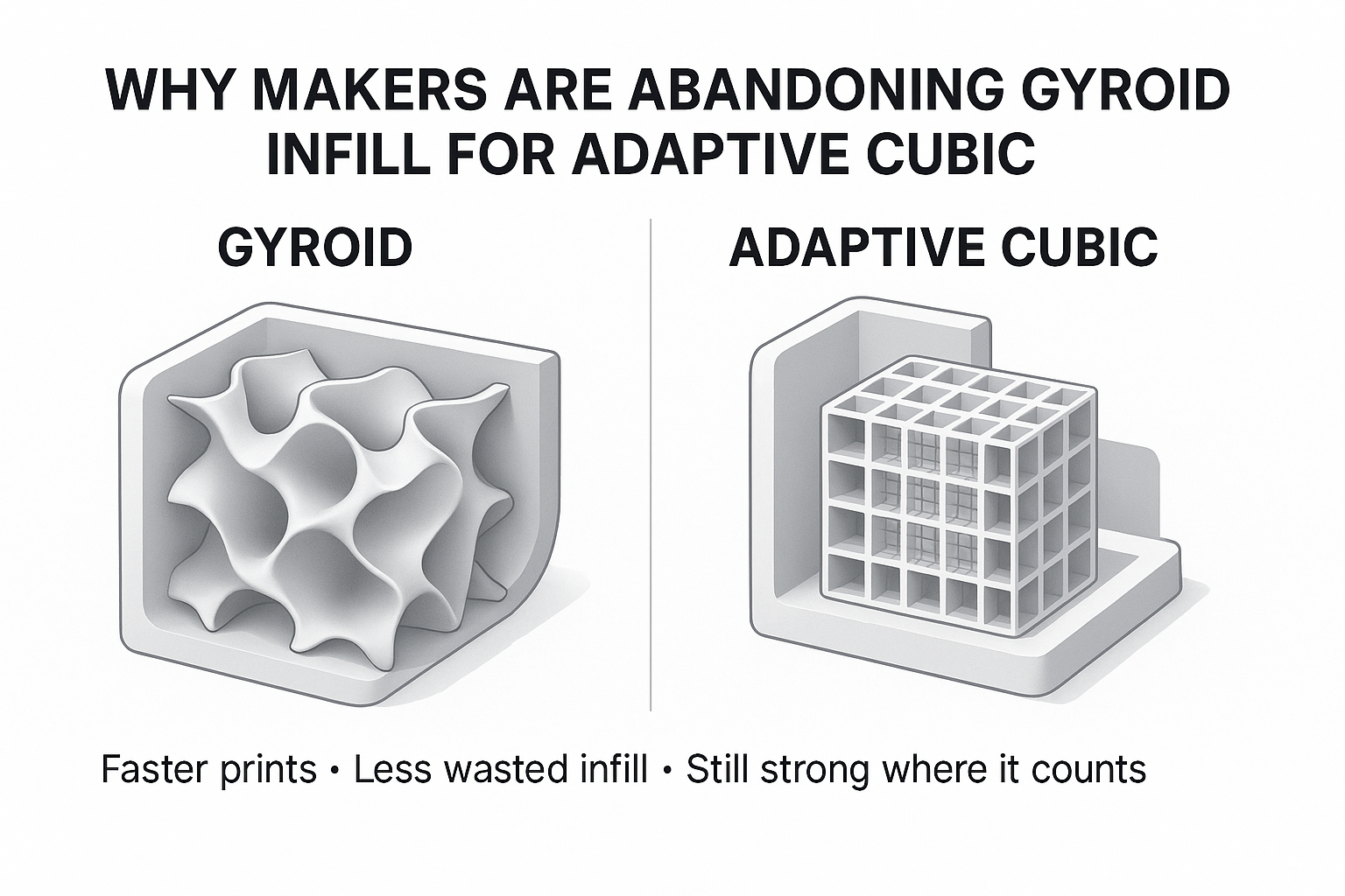 Gyroid Vs Cubic