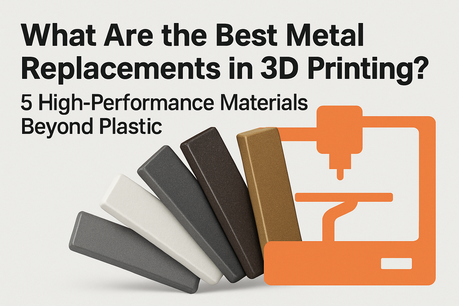 What Are the Best Metal Replacements in 3d Printing? 5 High-performance Materials Beyond Plastic